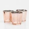 Richland Rose Gold Dotted Glass Holder - Medium Set Of 48 Shop By Event