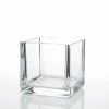 Richland Square Glass Cube Vase 4" Weddings