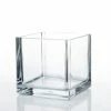 Richland Square Glass Cube Vase 5" Weddings