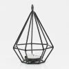 Richland Geometric Tealight Candle Holders - Black Set Of 2 Shop By Event