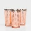 Shop By Event Richland Rose Gold Dotted Glass Holder - Large Set Of 48