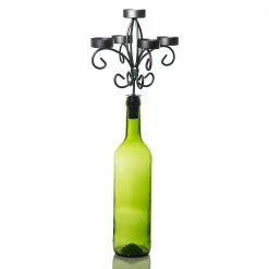 Shop By Event Richland 5-Branch Wine Bottle Tealight Holder