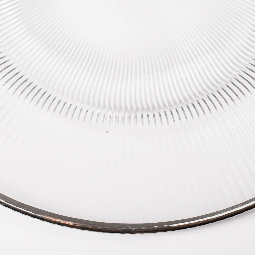 Richland 13" Silver Rim Glass Charger Plate Set Of 12 2 Richland 13" Silver Rim Glass Charger Plate Set Of 12