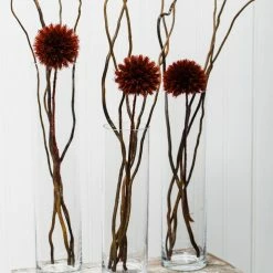 Richland Sloan Cylinder Vase 9.75", 11.75" & 13.75" Set Of 24