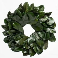Christmas Richland Preserved Magnolia Wreath 17"