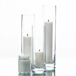 Richland Pillar Candles & Sloan Cylinder Vases Set Of 3