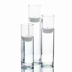 Weddings Richland Floating Candles & Sloan Cylinder Vases Set Of 3