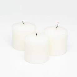 Shop By Event Richland Votive Candles Unscented Light Ivory 10 Hour Set Of 144