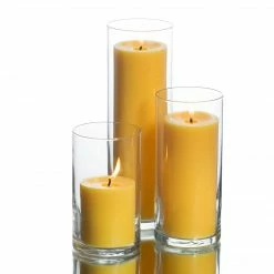 Richland Pillar Candles & Eastland Cylinder Holders Set Of 3