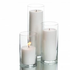 Richland Pillar Candles & Eastland Cylinder Holders Set Of 3