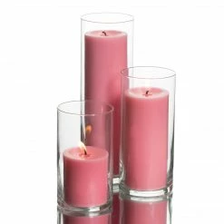 Richland Pillar Candles & Eastland Cylinder Holders Set Of 3