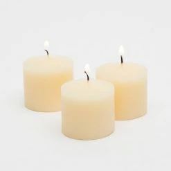 Shop By Event Richland Votive Candles Ivory Vanilla Scented 10 Hour Set Of 12