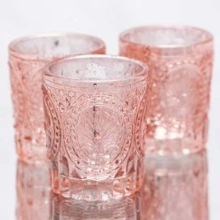 Richland Mercury Votive Holders Primrose Rose Gold Set Of 12 Shop By Event
