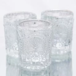Shop By Event Richland Mercury Votive Holders Primrose Silver Set Of 12