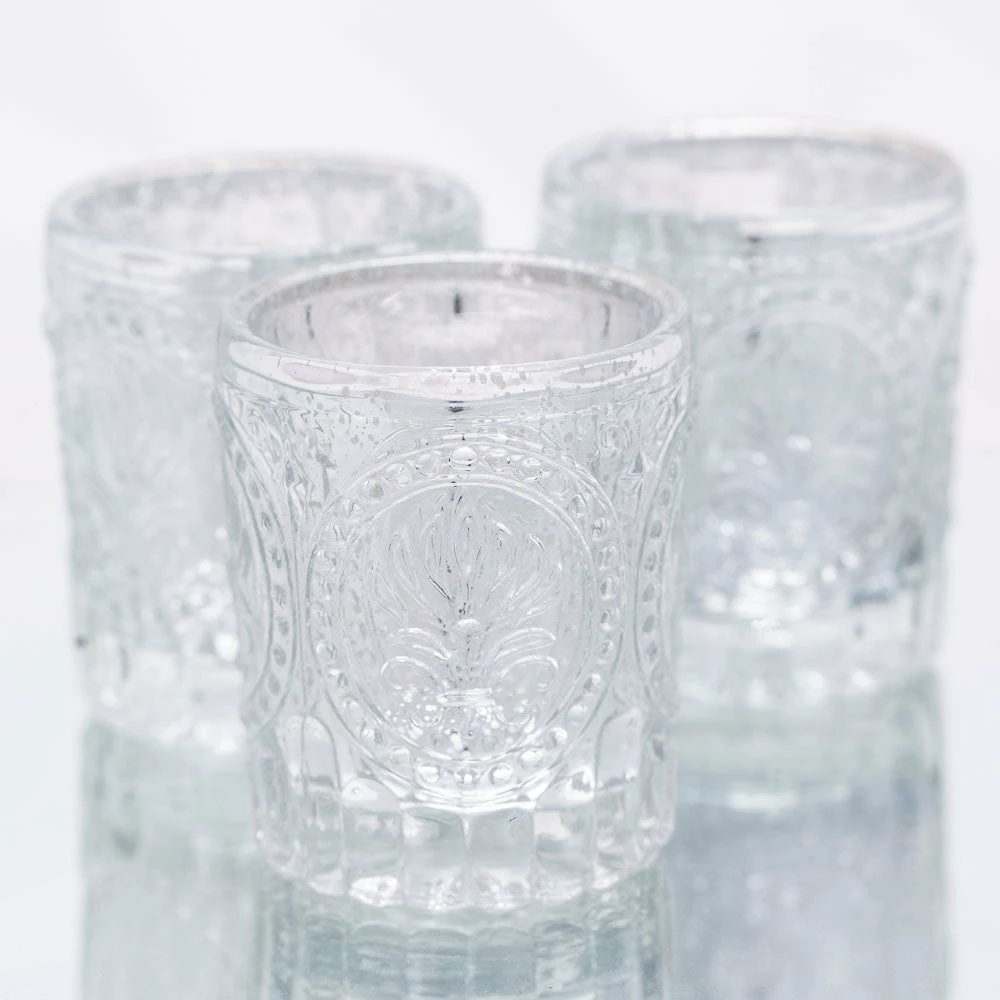 Richland Mercury Votive Holders Primrose Silver Set Of 48 Shop By Event 1 Richland Mercury Votive Holders Primrose Silver Set Of 48 Shop By Event