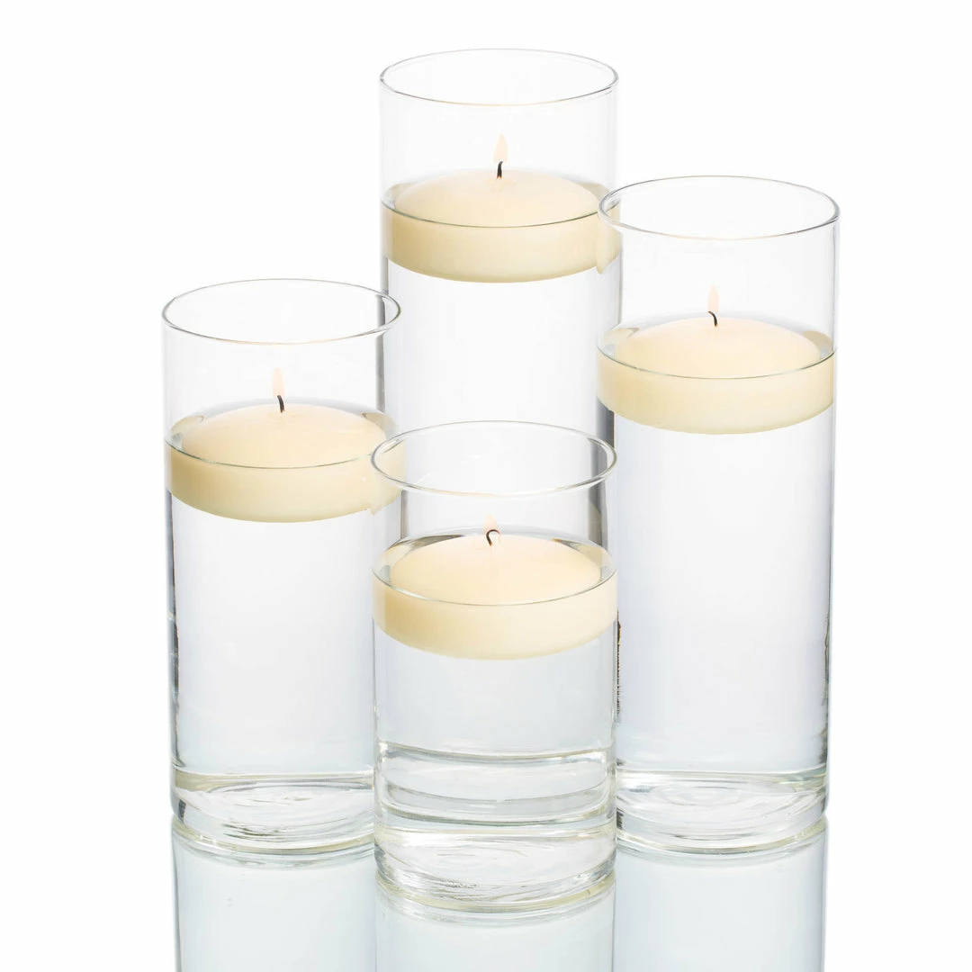 Shop By Event Richland Floating Candles & Eastland Cylinder Holders Set Of 4 4 Shop By Event Richland Floating Candles & Eastland Cylinder Holders Set Of 4