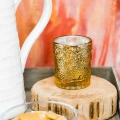 Shop By Event Richland Mercury Votive Holders Primrose Metallic Gold Set Of 12