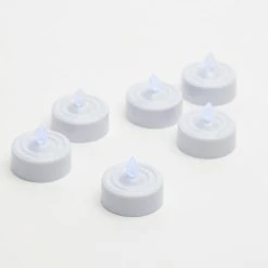 Richland Flameless LED Tealight Candles Blue Set Of 12 Ceremony