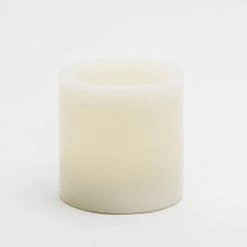 Richland Flameless LED Pillar Candle 3"x3" Ivory Candles