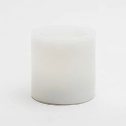 Richland Flameless LED Pillar Candles 3"x3" White Set Of 6