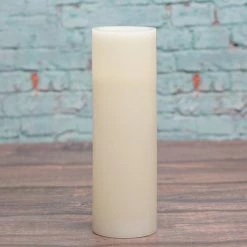 Richland Flameless LED Pillar Candles 3"x9" Ivory Set Of 6