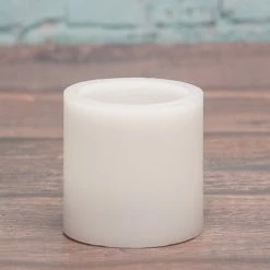 Richland Flameless LED Pillar Candles 3"x3" White Set Of 6