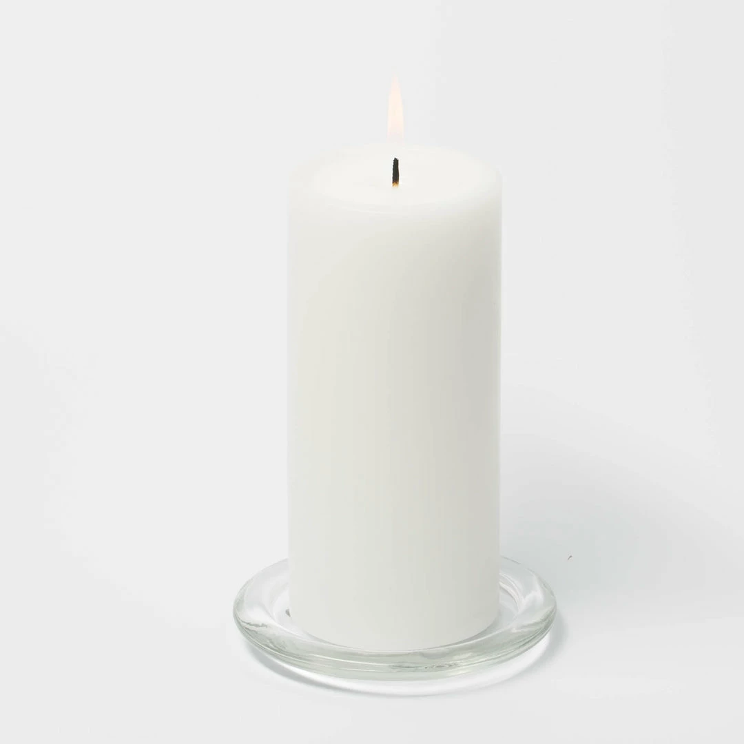 Richland Eastland Glass Pillar Plate Round 4” Set Of 12 Candle Holders 2 Richland Eastland Glass Pillar Plate Round 4” Set Of 12 Candle Holders