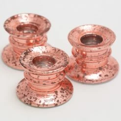 Shop By Event Richland Athena Taper Candle Holder Rose Gold Set Of 144