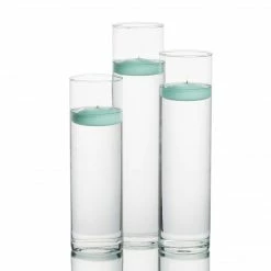 Shop By Event Eastland Tall Cylinder Vases With Richland Floating Candles Set Of 3