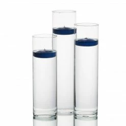 Shop By Event Eastland Tall Cylinder Vases With Richland Floating Candles Set Of 3