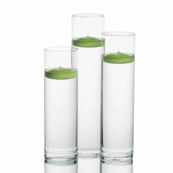 Eastland Tall Cylinder Vases With Richland Floating Candles Set Of 18