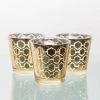 Shop By Event Richland Gold Hexagonal Glass Holder - Medium Set Of 48