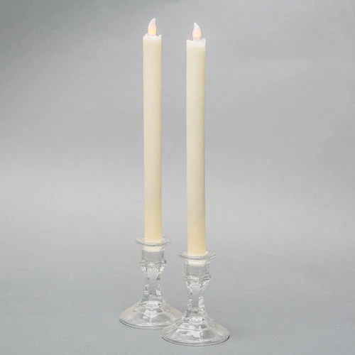 Richland Ivory LED Taper Candles 9.75" Set Of 12 1 Richland Ivory LED Taper Candles 9.75" Set Of 12