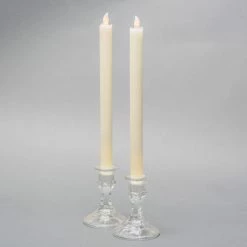 Richland Ivory LED Taper Candles 9.75" Set Of 24 Fall