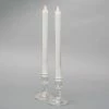 Richland White LED Taper Candles 9.75" Set Of 2