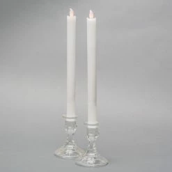 Richland White LED Taper Candles 9.75" Set Of 48 Seasonal Parties