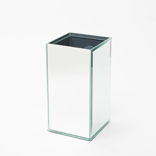 Richland 8” Mirrored Square Vase 1 Richland 8” Mirrored Square Vase