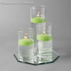 Eastland Octagon Mirror And Cylinder Vase Centerpiece With Richland 3