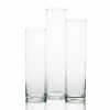 Richland Weddings Eastland Tall Cylinder Vases 13" , 15", & 17" Set Of 18