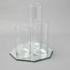Richland Eastland Octagon Mirror And Cylinder Vase Centerpiece Set Of 48