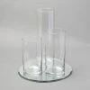 Richland Eastland Round Mirror And Cylinder Vase Centerpiece Set Of 48