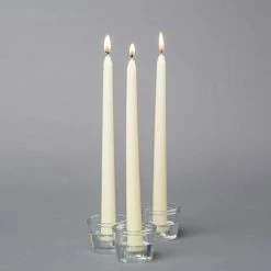 Richland Taper Candles 10" Ivory Set Of 10