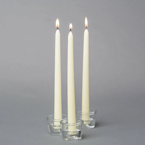 Richland Taper Candles 10" Ivory Set Of 50 1 Richland Taper Candles 10" Ivory Set Of 50