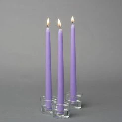 Richland Taper Candles 10" Lavender Set Of 50