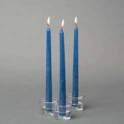 Richland Taper Candles 10" Navy Blue Set Of 50