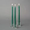 Richland Taper Candles 10" Dark Green Set Of 10