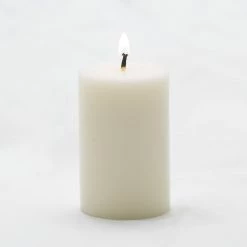 Richland Pillar Candle 2"x3" Light Ivory Set Of 80