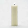 Richland Pillar Candle 2"x6" Light Ivory Set Of 10