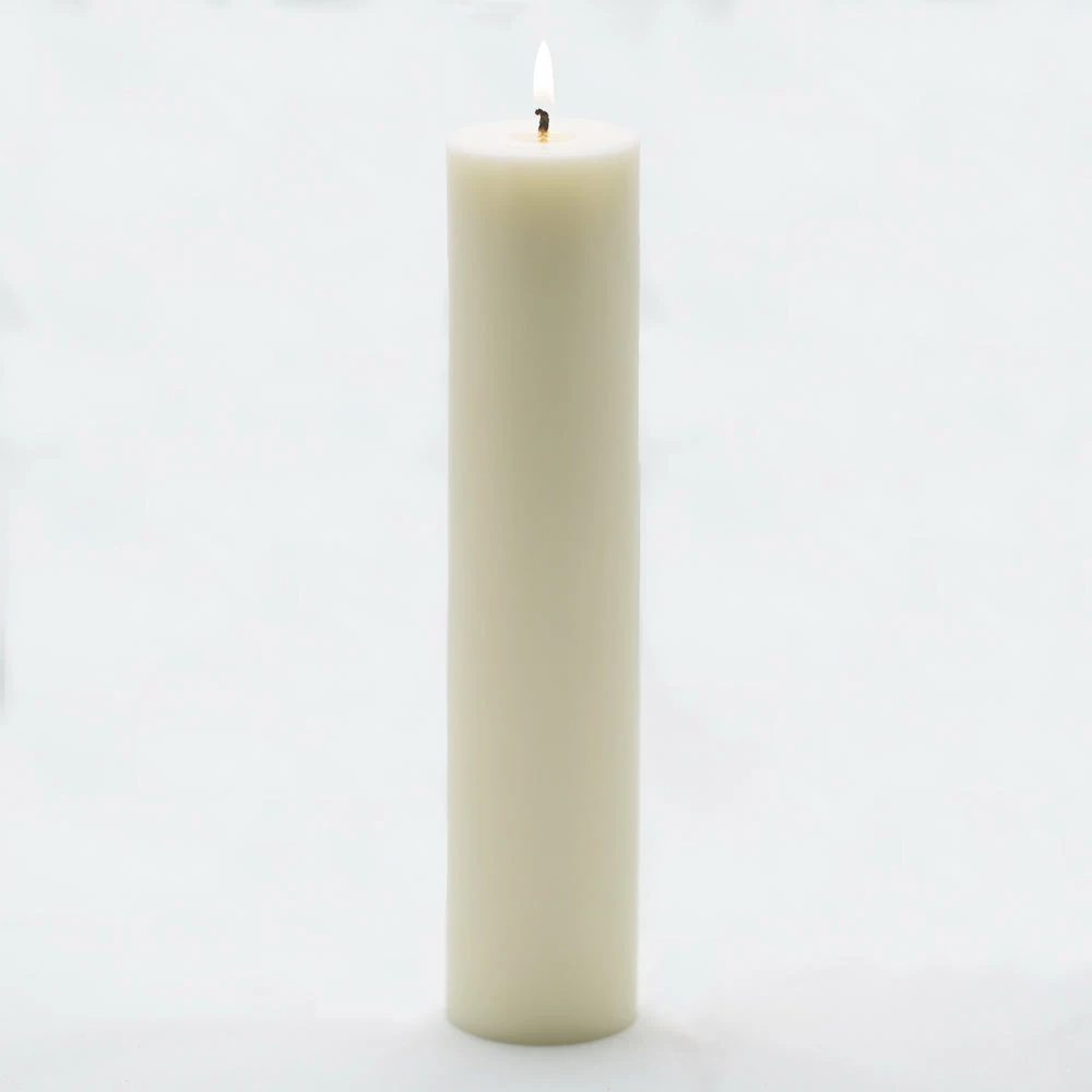 Richland Pillar Candle 2"x9" Light Ivory Set Of 10 1 Richland Pillar Candle 2"x9" Light Ivory Set Of 10
