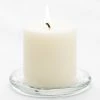 Richland Pillar Candles 3"x3" Light Ivory Set Of 12